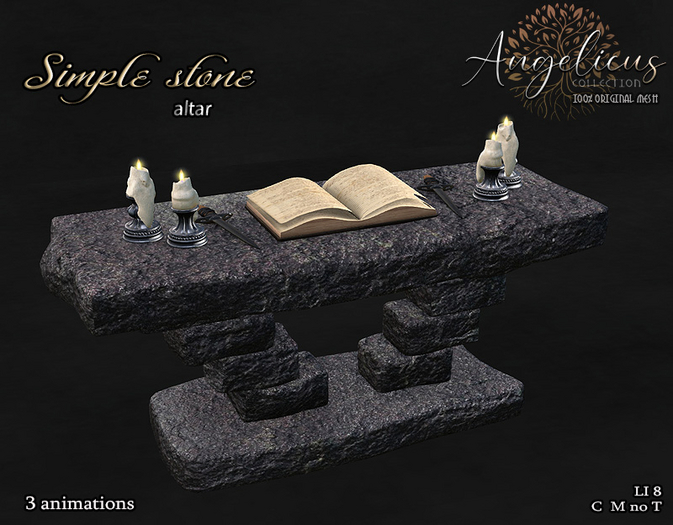 .AngelicUs. Simple stone altar  