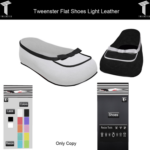 Tweenster Flat Shoes Light Leather Demo