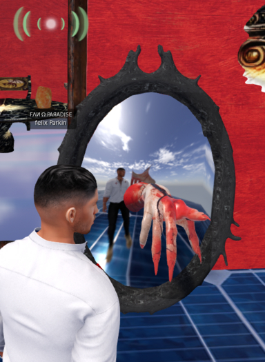 Vampire Hand Mirror