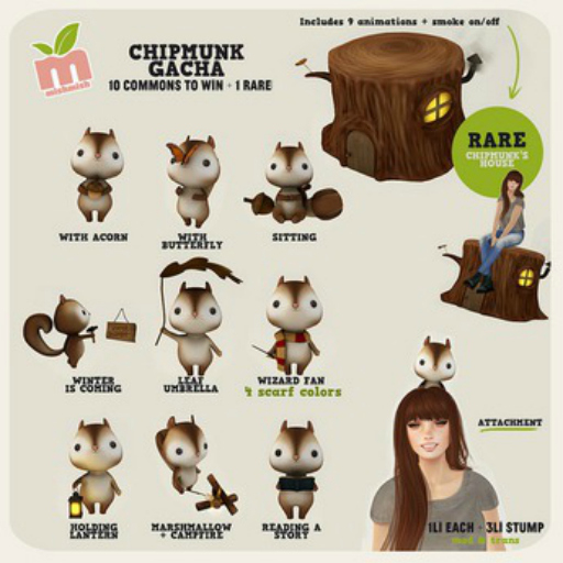 *MishMish* Chipmunk - Leaf Umbrella