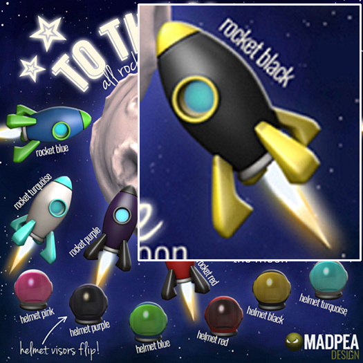 MadPea To the Moon - Rocket Red