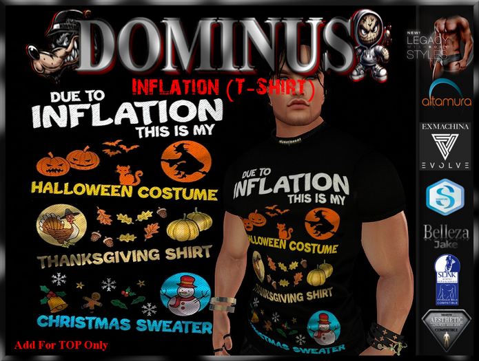 ~DOMINUS~Holiday Inflation (T-Shirt)  (ADD)