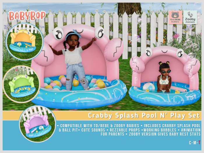 ::bb:: Crabby Splash Pool N' Play Set - TD - FATPACK