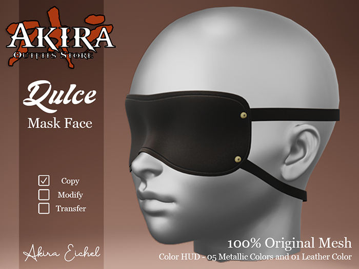 Akira Store - Dulce - Mask Face - Leather 02