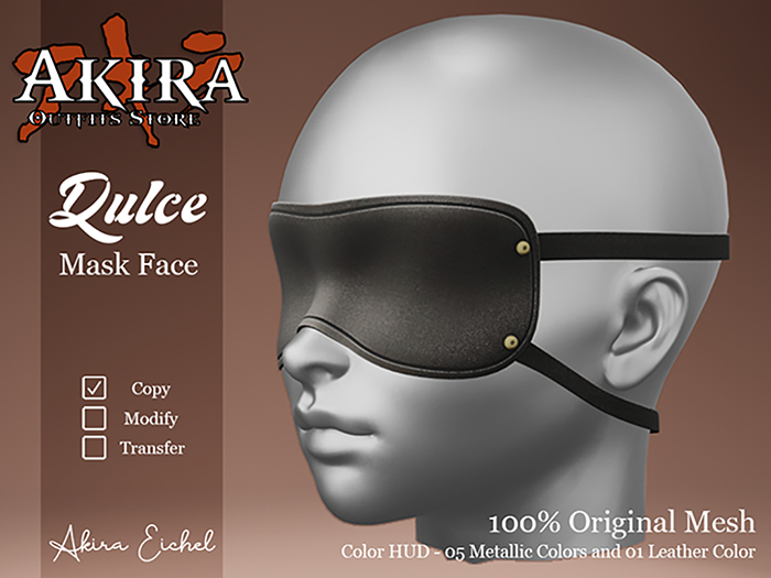 Akira Store - Dulce - Mask Face - Leather 03