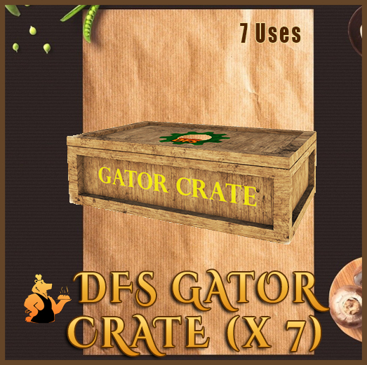 Second Life Marketplace - DFS Gator Crate (x7) Actual Items