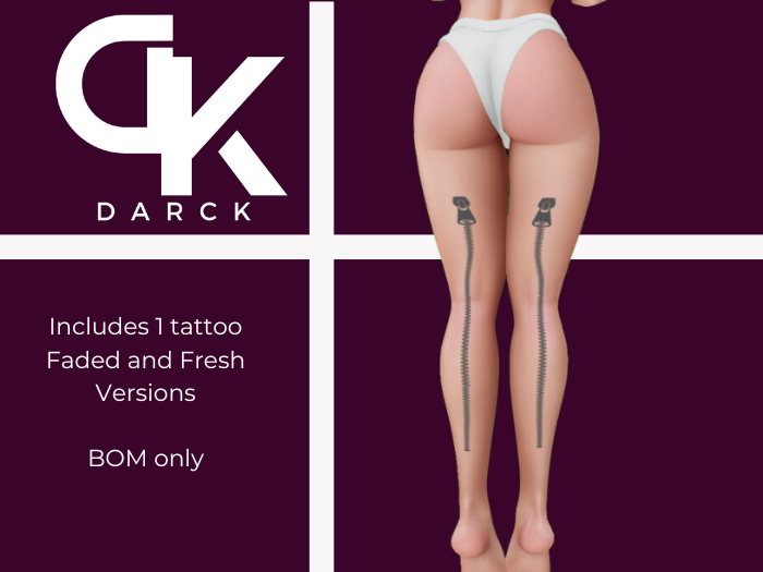 DARCK Zipper Tattoo
