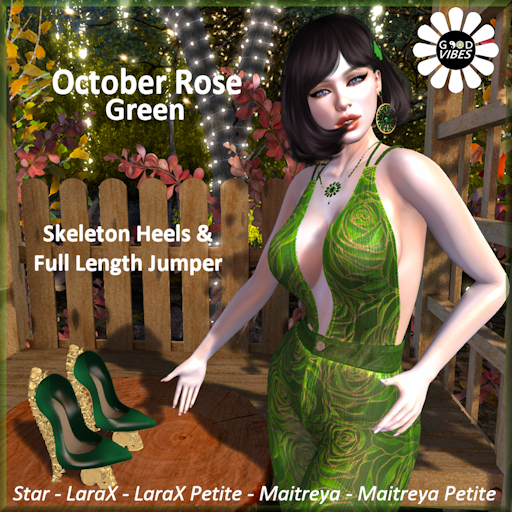 GoodVibes October Rose Green Jumper Set V2