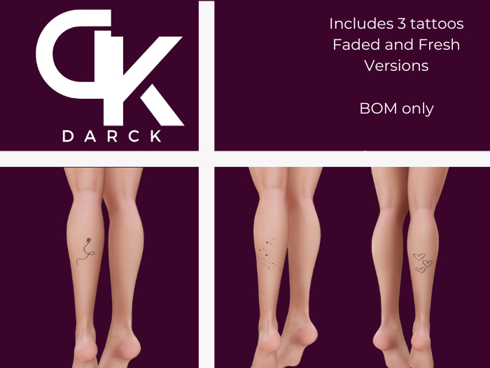 DARCK Calf Tattoos