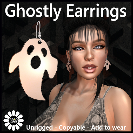 GoodVibes Ghost Earrings