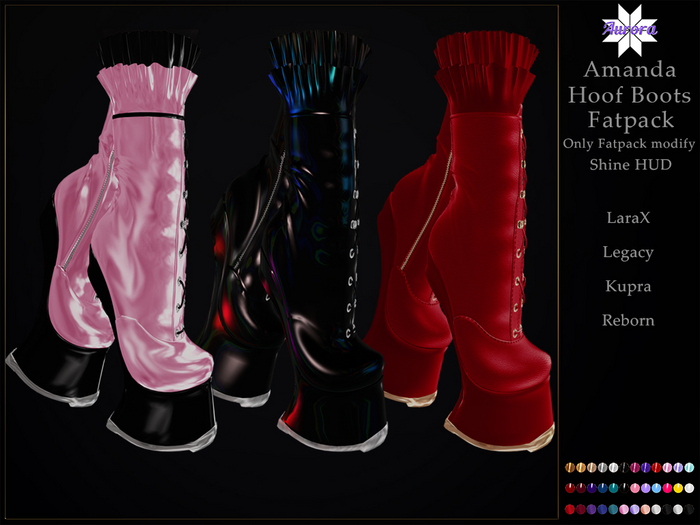 AURORA Amanda Hoof Boots Fatpack