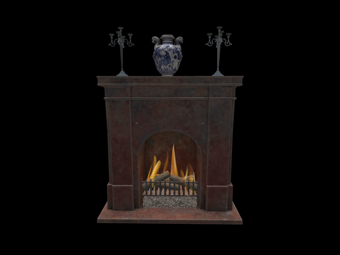 victorian fireplace
