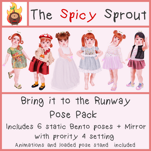 :TSS: Bring it to the Runway - Pose Pack (add)
