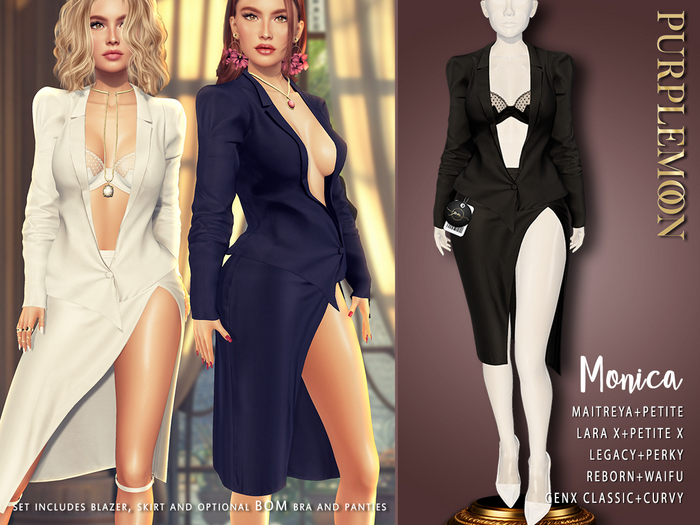 :: pm :: Monica Set -black-