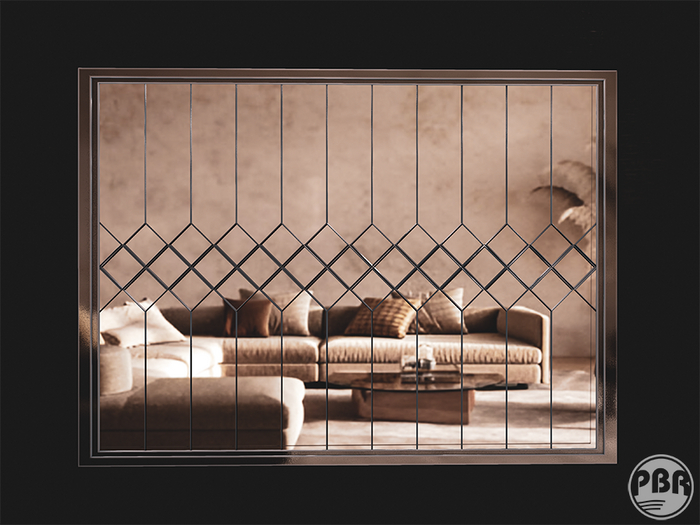 Diamond wallMirror