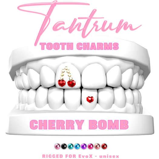 Tantrum - Cherry Bomb - Tooth Charms 