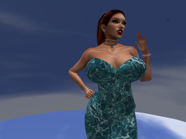 KOKO'S CLOSET GREEN ICE CORSET TOP