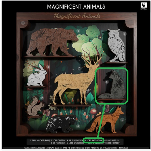 6. BAMSE : Magnificent Animals - Lord Rascalton