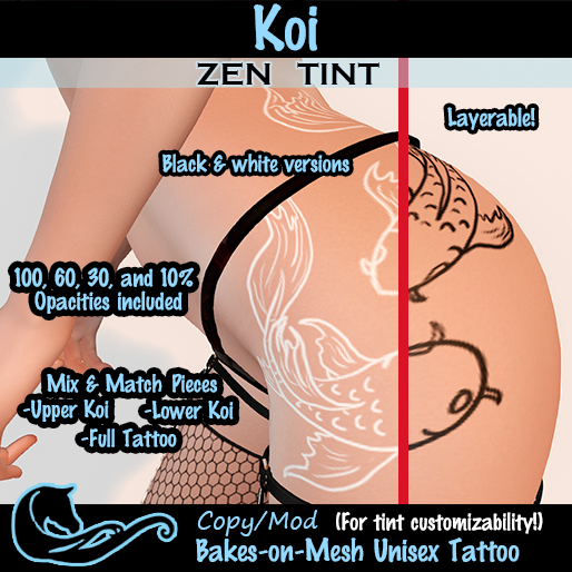KOI -BOM Tattoo [ZEN Tint]