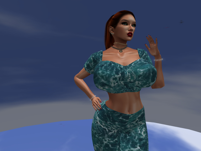 KOKO'S CLOSET GREEN ICE TOP 2