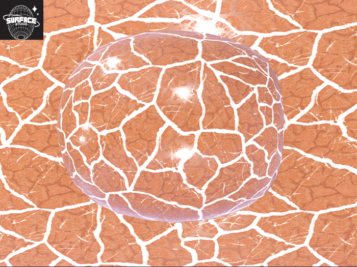 PBR Orange Marble
