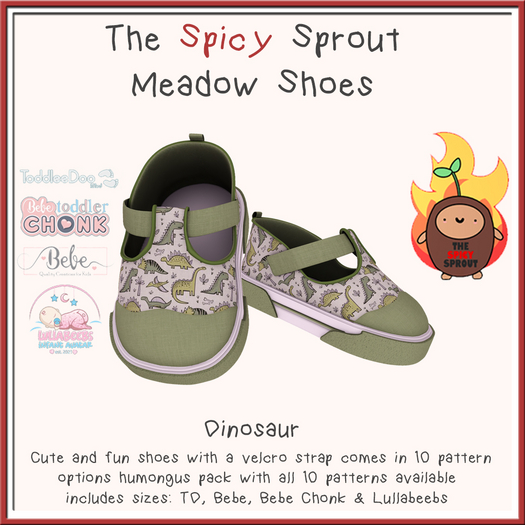 :TSS: Meadow Shoes - Dinosaur (add)