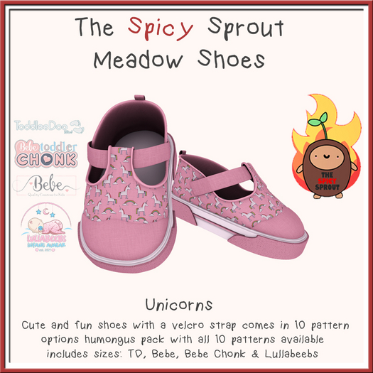 :TSS: Meadow Shoes - Unicorns (add)
