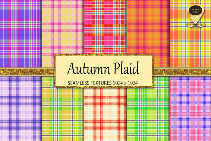 Autumn Plaid Textures
