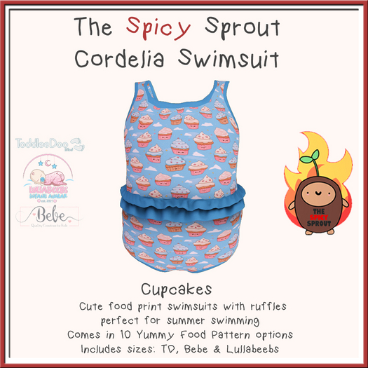 TSS - Cordelia Swimsuit - Cupcakes