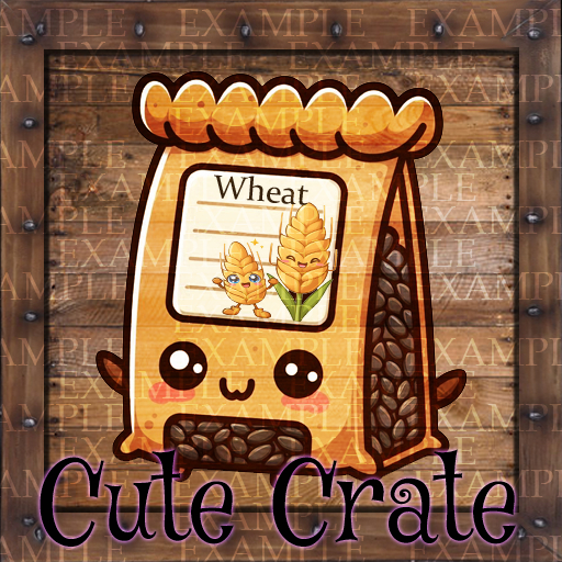 TGG-DFS Cute Crates Texture Seeds Wheat