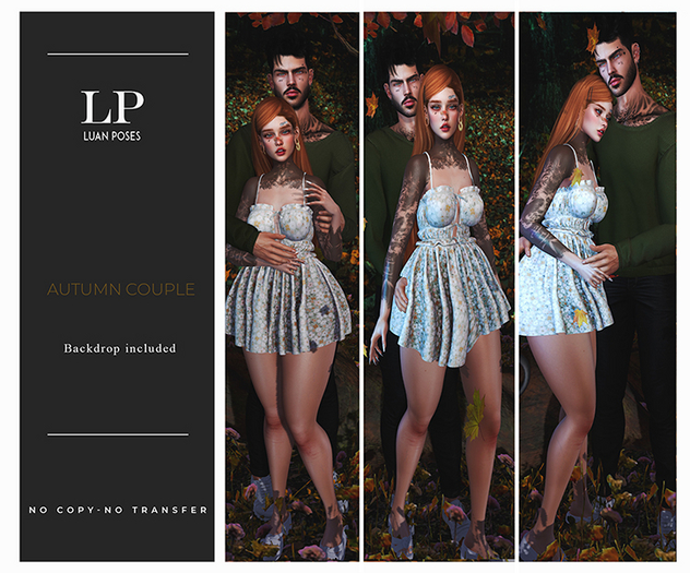 Luan Poses Autumn couple set