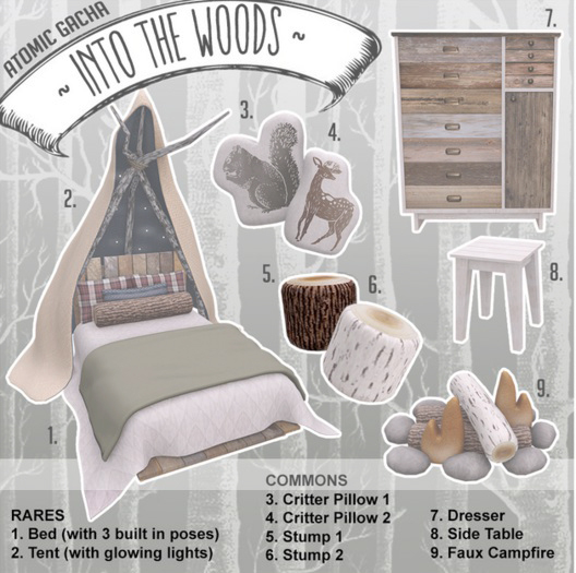 .Atomic. {Gacha} Into The Woods - Stump Seat 2