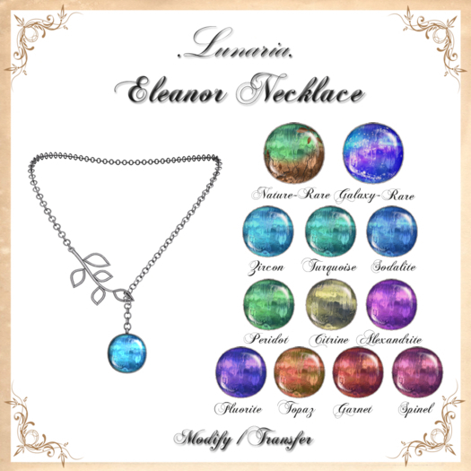 .Lunaria. Eleanor Necklace - Topaz