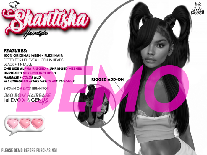 BLKBUNI: Shantisha Hairstyle [DEMO]