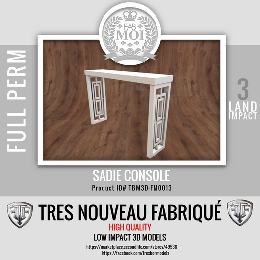 Sadie Console - Full Perm FM0013