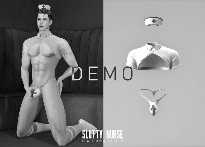 KLN SZN - Slutty Nurse Outfit Demo