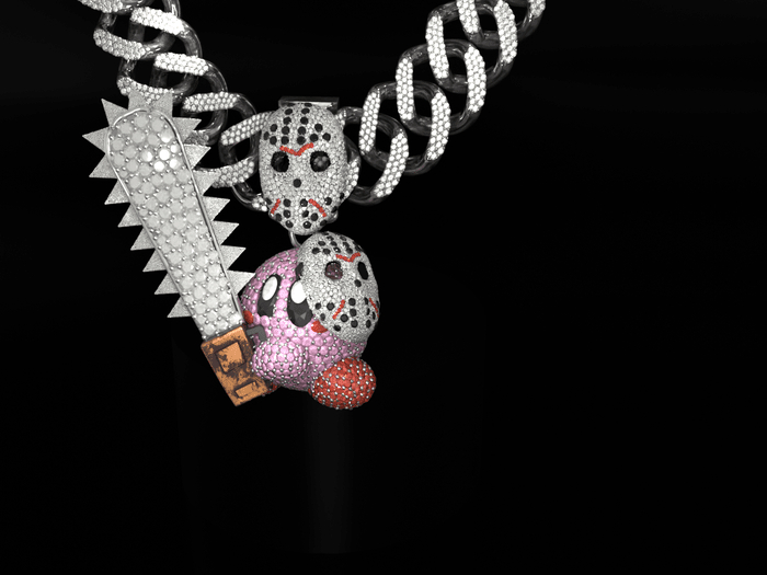 Halloween Kirby Chain  Unpacker