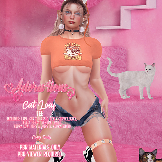 Adora-tions - Cat Loaf Tee