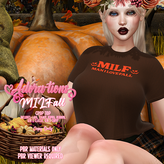 Adora-tions - MILFall Crop Top