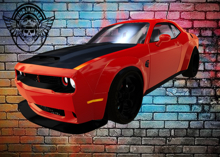 Dodge Challenger Demon Red - CAR