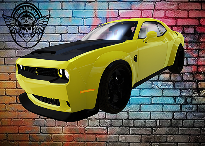 Dodge Challenger Demon Yellow - CAR