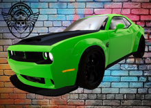 Dodge Challenger Demon Lime - CAR