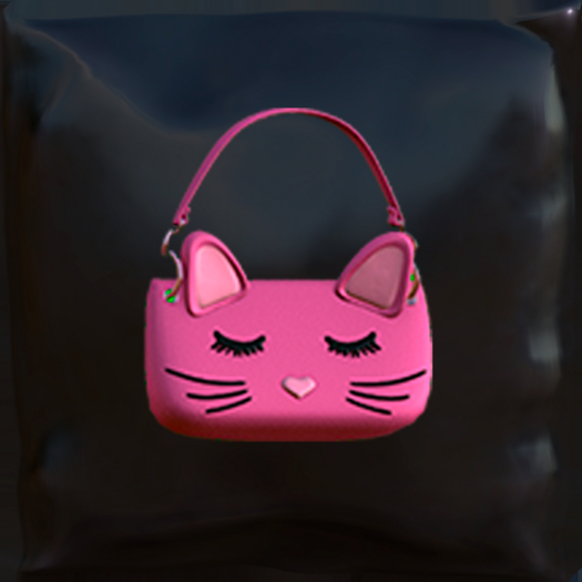 Liyue cat queen bag pink hud metals