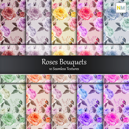 Roses Bouquets Seamless