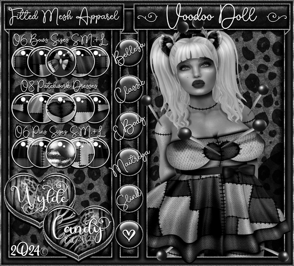 Demo: Voodoo Doll•Belleza, Classic, Ebody, Maitreya, + Slink•[Demo]•[Wylde♡Candy]•