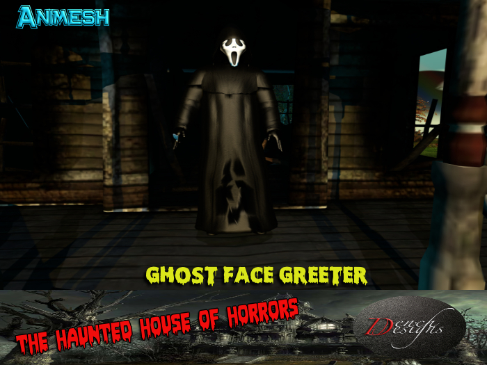 Halloween Ghost Face Greeter