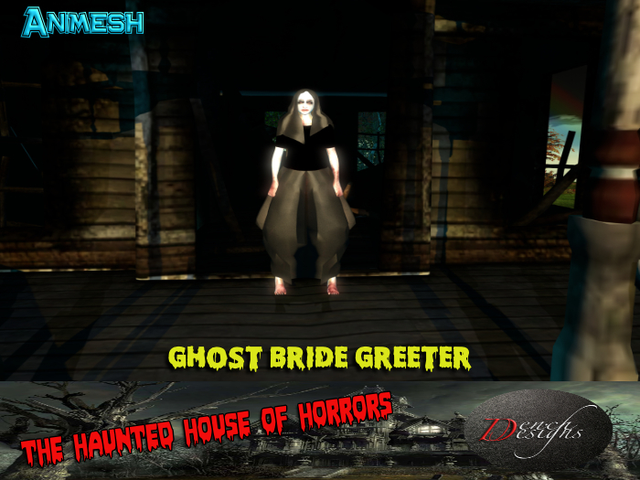 Halloween Ghost Bride Greeter