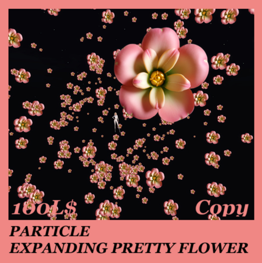 PARTICLE EXPANDING PRETTY FLOWER #