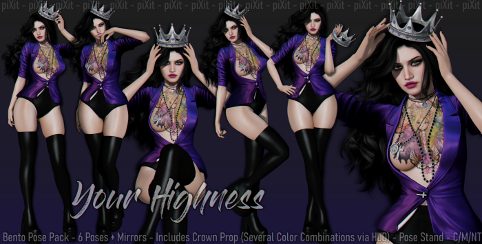 [piXit] Your Highness - Pose Pack