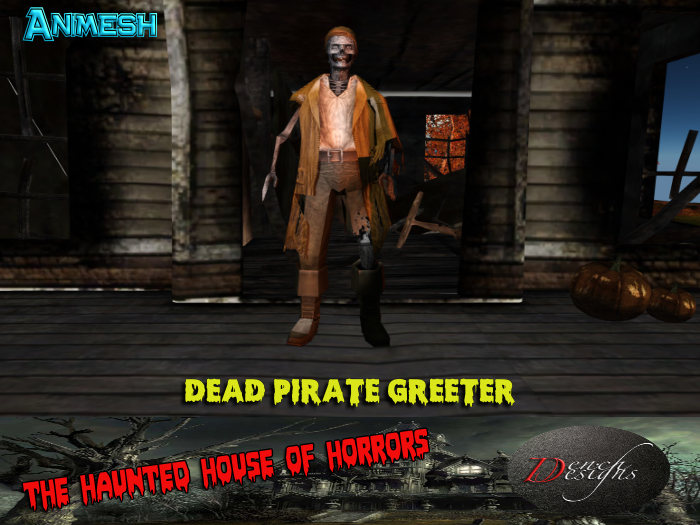 Halloween Dead Pirate Greeter